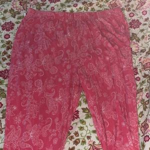 pink floral lounge pants